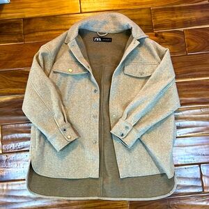Zara Tan Shacket